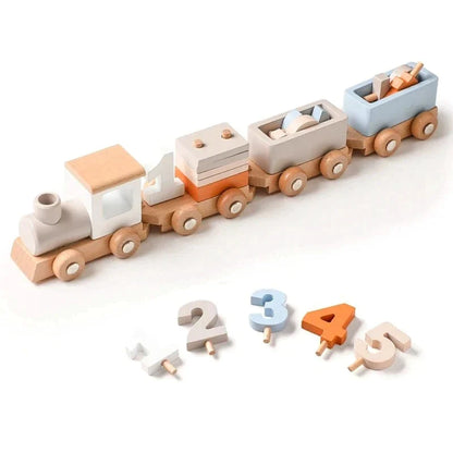 Montessori Wooden Train